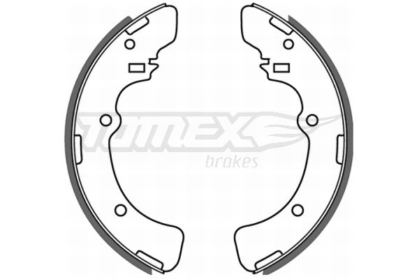 TOMEX BRAKES Комплект тормозных колодок TX 21-45